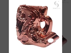 สีแดงทองคํา PP สังกะสีสกัดกระป๋องศพ