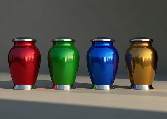 Customized Funeral Ashes Urns Aluminium Urn