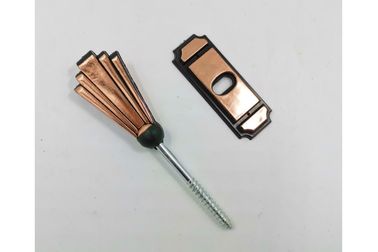 Germany coffin screw and washer PS14 in copper color and screw length 6.3cm