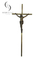 Europe Style Funeral Crucifix Coffin Decoration High Polished Featuring